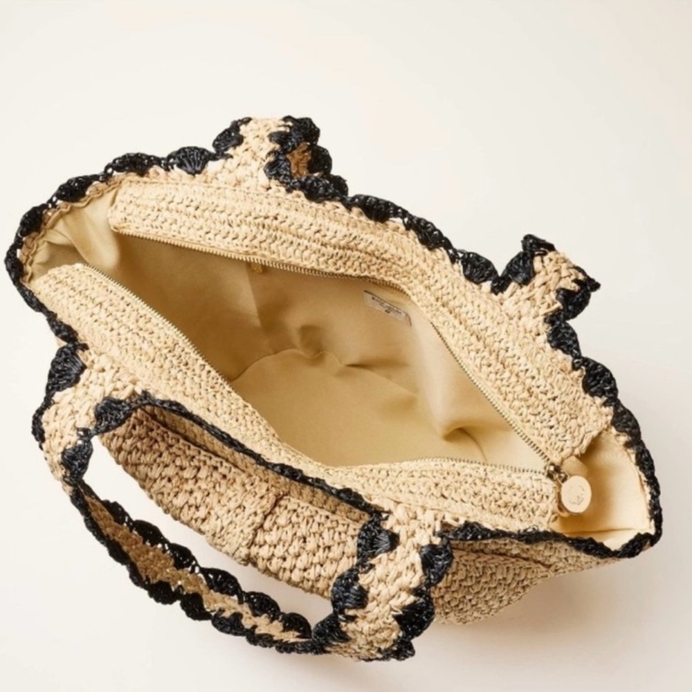 kate spade new york x Target Raffia Bow Tote Bag - Natural - Picture 5 of 8